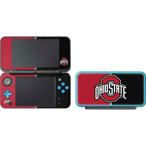 Ohio State University OSU Buckeyes Split Nintendo 2DS XL (2017) Skin